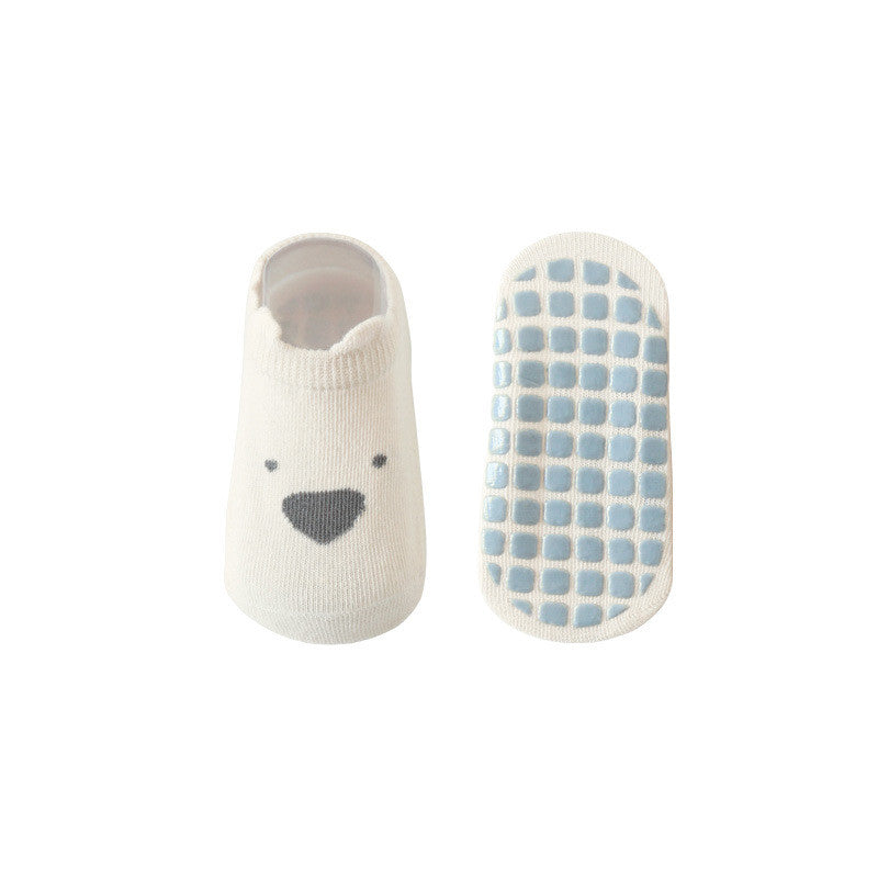 Anti-Slip Baby Grip Socks – Soft Cotton Toddler Socks