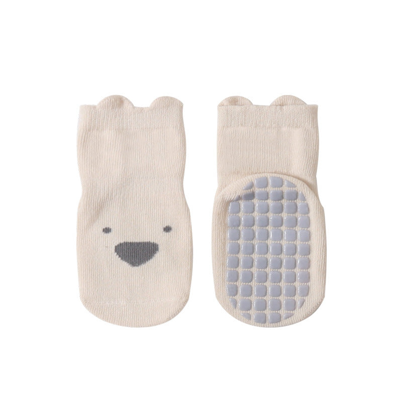 Anti-Slip Baby Grip Socks – Soft Cotton Toddler Socks
