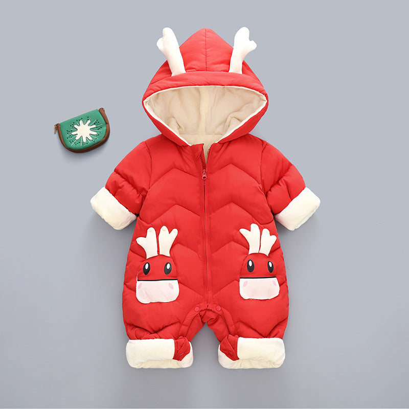 Baby Winter Snowsuit – Warm Hooded Toddler Jumpsuit
