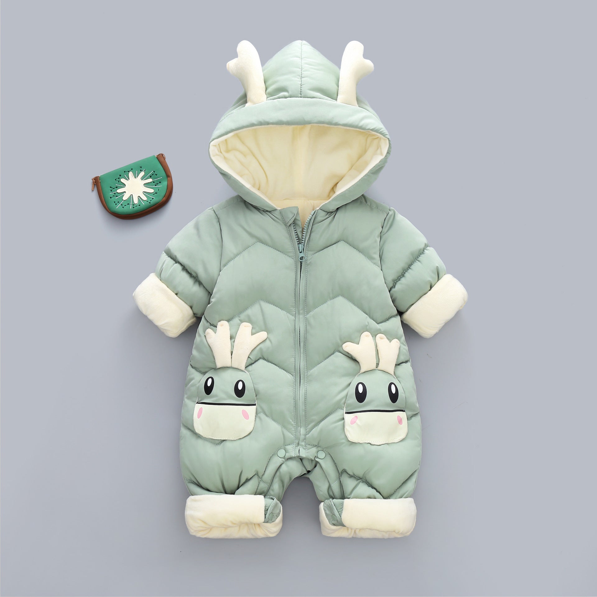 Baby Winter Snowsuit – Warm Hooded Toddler Jumpsuit