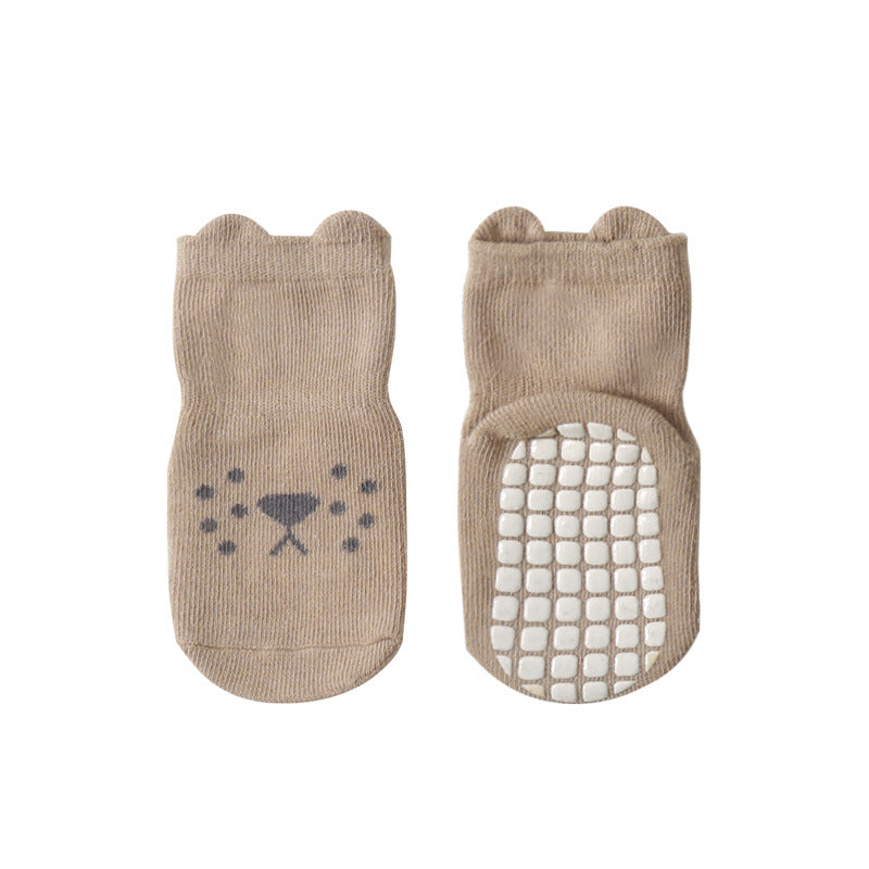 Anti-Slip Baby Grip Socks – Soft Cotton Toddler Socks