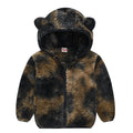 Warm Bear Ear Camouflage Hoodie Jacket for Kids