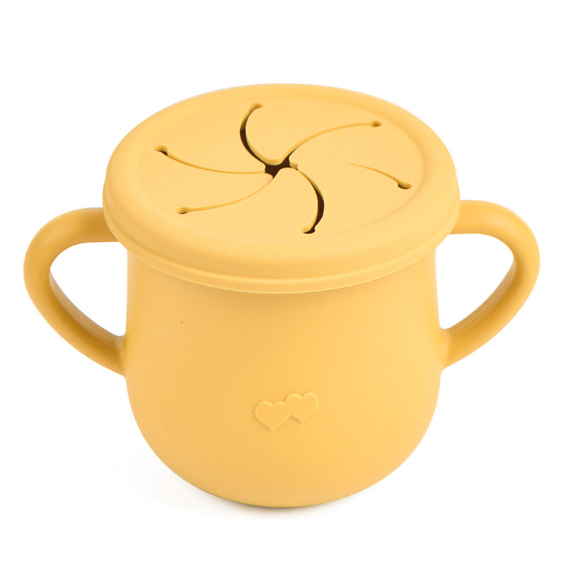 Spill-Proof Baby Snack Cup – Soft Silicone Toddler Snack Container