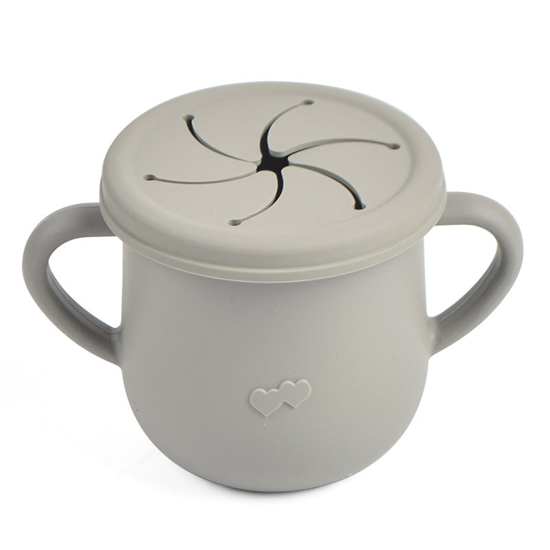 Spill-Proof Baby Snack Cup – Soft Silicone Toddler Snack Container