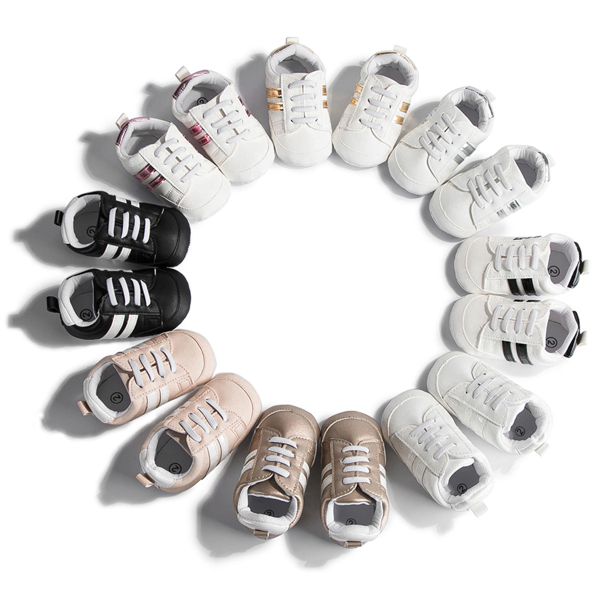 Baby First Walker Sneakers – Soft Sole Non-Slip Toddler Shoes (6–18 Months)