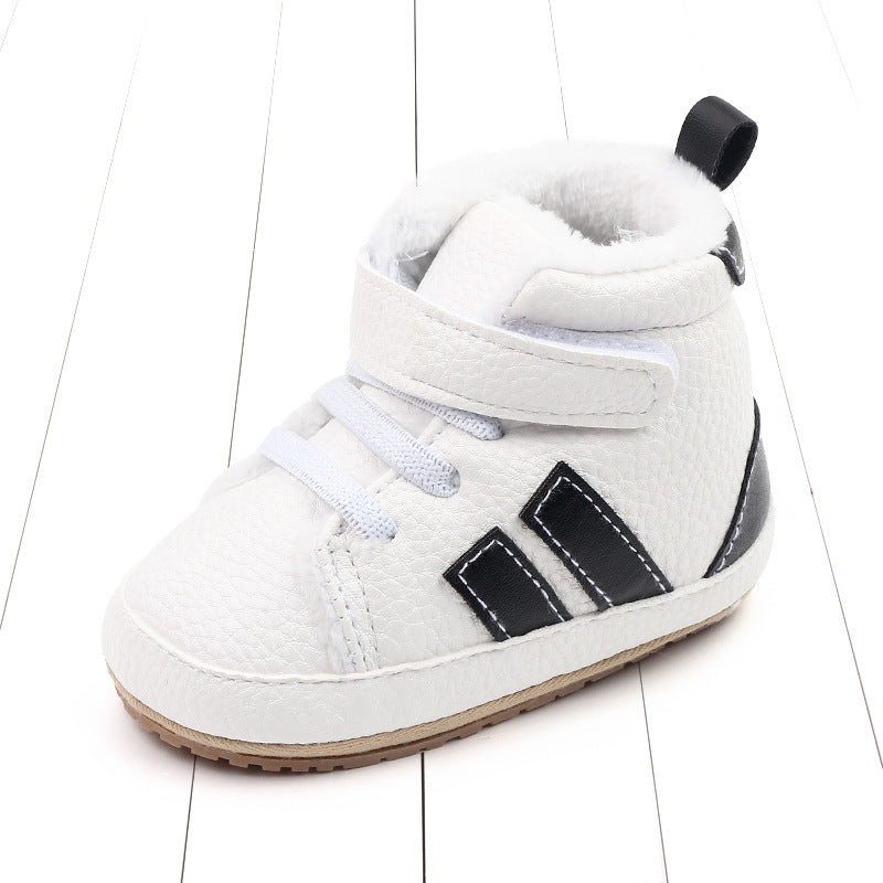 Winter Baby First Walker Boots – Warm Fleece-Lined Toddler Shoes