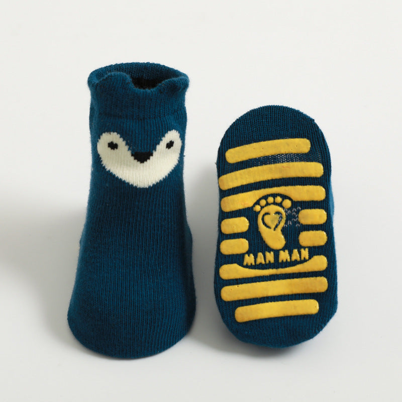 Anti-Slip Baby Grip Socks – Soft Cotton Toddler Socks