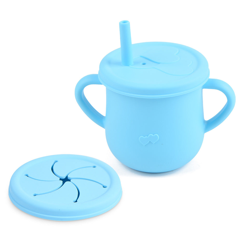 Spill-Proof Baby Snack Cup – Soft Silicone Toddler Snack Container