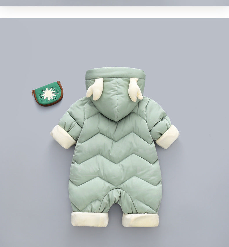 Baby Winter Snowsuit – Warm Hooded Toddler Jumpsuit