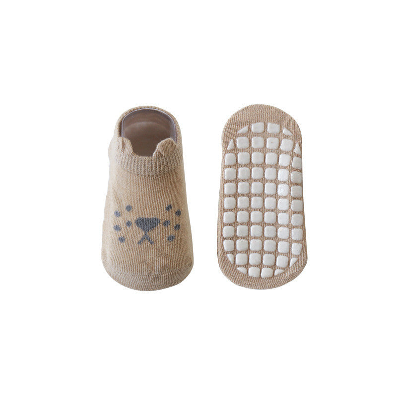 Anti-Slip Baby Grip Socks – Soft Cotton Toddler Socks